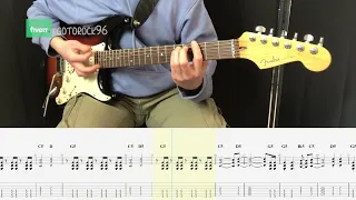 Donna Summer - Hot Stuff GUITAR COVER + PLAY ALONG TAB + SCORE