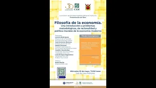 Presentación del libro: Filosofía de la economía