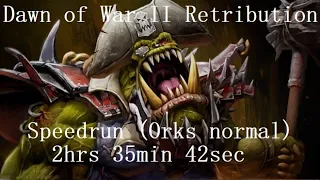 Dawn of War II Retribution Speedrun (Orks normal) 2hrs 35min 42sec WR