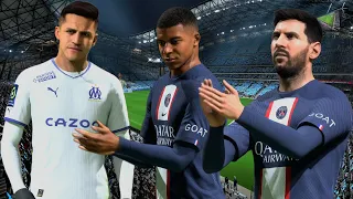 FIFA 23 - Marseille vs PSG - Ligue 1 Uber Eats 22/23 | PS5 | 4K #fifa23 #ligue1 #psg