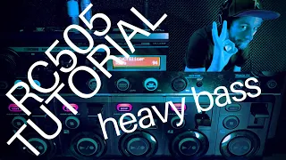 LOOP STATION LESSON - HEAVY BASS by KRISTOF || RC-505 tutorial