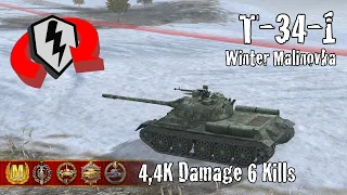 T-34-1  |  4,4K Damage 6 Kills  |  WoT Blitz Replays