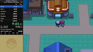 Pokémon Platinum 3:53:27 glitchless manipless speedrun