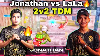 Jonathan vs LaLa 1v1 TDM Match🔥| Jonathan vs Clutchgod 2v2 TDM | #jonathan #clutchgod #tdm #1v4
