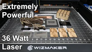 The Most Powerful Laser Engraver Yet - WIZMAKER L1 36W Review