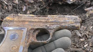 WWII METAL DETECTING! Gold! Weapon! Silver! Я в ШОКЕ!  200.