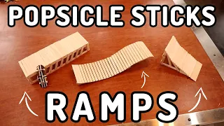 Making Fingerboard Ramps out of Popsicle Sticks