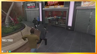 4HEAD Can't Stop Laughing After Robbing Pizza Shop | NoPixel 4.0 GTA RP