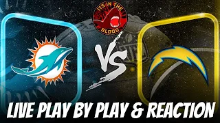 Miami Dolphins vs LA Chargers Live Play by Play & Reaction