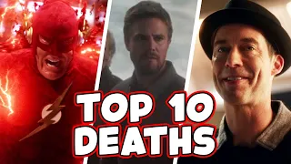 Top 10 ARROWVERSE Deaths Of All Time!