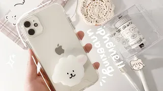 ✨☁️iPhone 11 Unboxing + accessories | White | Aesthetic