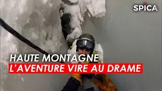 Il part skier et finit dans une crevasse