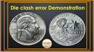 2022 Wilma Mankiller Die Clash Error explained and explored on the P minted Quarter.