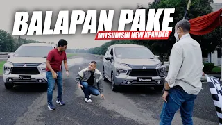 MAS FITRA ERI NGOMEL, BALAPAN PAKE MITSUBISHI NEW XPANDER LAWAN LUTHFI AZIZ