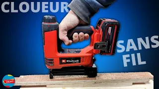 TEST Cloueuse/agrafeuse SUR BATTERIE ​​( Einhell TE-CN 18LI)