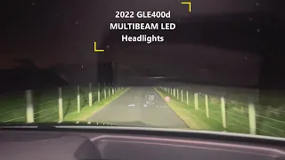 Mercedes Multibeam LED headlights