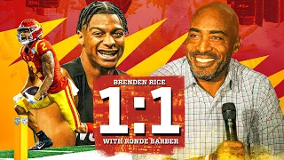 Brenden Rice explains why he's different than Jerry, Caleb Williams' Leadership, Colorado vs USC