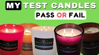 Candle & Wick Testing - PASS or FAIL (Evaluating My Recent Test Candles)