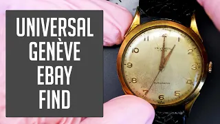 Universal Geneve Gold Vintage Dress Watch Restoration