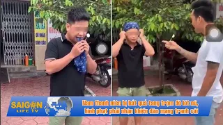 NAM THANH NIÊN BỊ BẮT QUẢ TANG TRỘM ĐỒ LÓT NỮ HÌNH PHẠT PHẢI NHẬN KHIẾN DÂN MẠNG TRANH CÃI