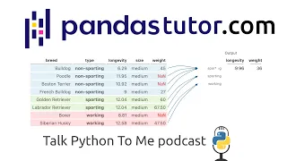 Pandas Tutor - Talk Python to Me Ep.358