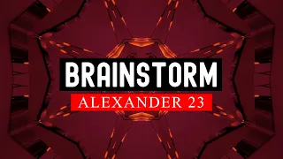 Alexander 23 - Brainstorm 👄 ( VJ Video Background ) Song lyrics design, music background clip.