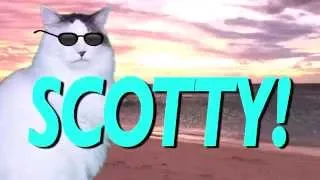 HAPPY BIRTHDAY SCOTTY! - EPIC CAT Happy Birthday Song