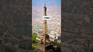 évolution de la tour eiffel