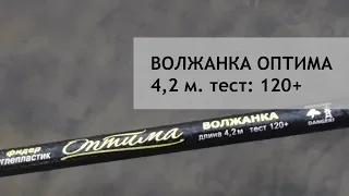 Тут рыбы нет! Обзор на донку Волжанка Оптима 4,2 м.