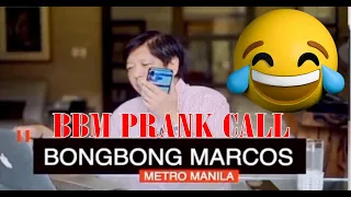 BBM PRANK CALL Muntik na mahulog sa upuan ang kausap 😁😁😁