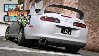 1998 Toyota Supra (JZA80) | REAL ENGINE SOUND 🔥 | GTA 5 Gameplay