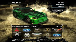 Need for Speed: Most Wanted — Dodge Viper SRT-10 (ZB I) (JV)