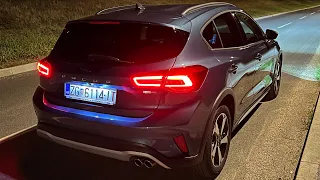 New FORD FOCUS 2023 at night - CRAZY touchscreen, LED lights & details