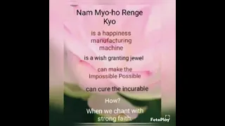 Miracle Mantra : Nam Myo-ho renge kyo : Chant for 90 days with clear goals & transform your life🙏