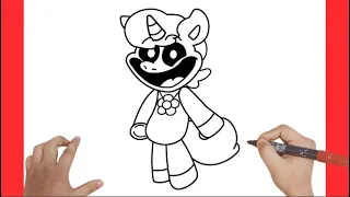 HOW TO DRAW CRAFTYCORN FROM POPPY PLAYTIME