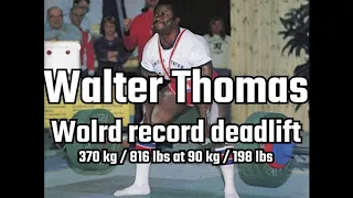 Walter Thomas | 325 kg / 716 lbs Deadlift at 82,5 kg / 181 lbs