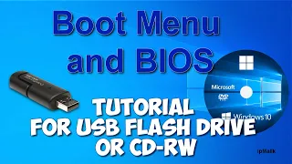 How to boot a PC from a USB drive / DVD-ROM in the Boot Menu, configure boot in BIOS. Windows 7-10