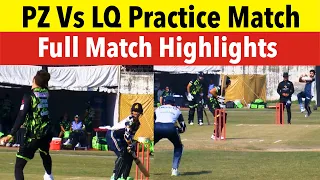 Peshawar Zalmi Vs Lahore Qalandars Practice Match Highlights |