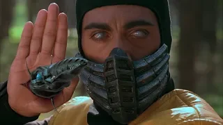 Джонни Кейдж против Скорпиона. Johnny Cage vs Scorpion.Mortal kombat.Смертельная битва