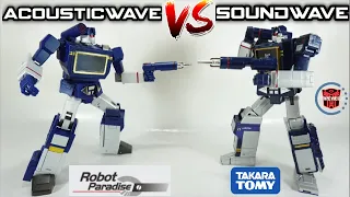 Comparison: Robot Paradise RP-01 Acoustic Wave VS Takara Tomy MP-13 Soundwave