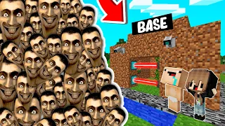 RETO DE LA BASE VS 1000000 SKIBIDI TOILET 😨😱 BASE BEBE NOOB VS SKIBIDI TOILET en MINECRAFT