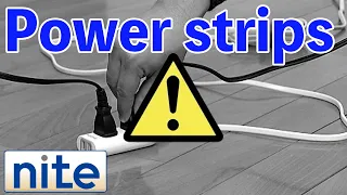 【nite-ps】Be careful! Improper use of a power strip can cause a fire
