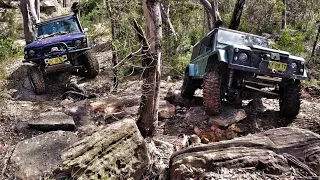 4x4 Short Cut Trail to 80 Series Hill - Land Rover 110 & Discovery 1 300tdi