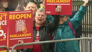 Protesters welcome UK Supreme Court decision to strike down parliament suspension | AFP