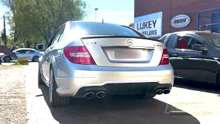 W204 Mercedes Benz AMG C63 - Straight mid pipe exhaust