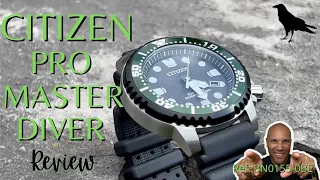 CITIZEN PROMASTER DIVER WATCH REVIEW| Ref:BN0155-0BE, Rolex Sub "Kermit" Alternative |Eco-drive Mov