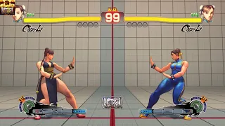 ULTRA STREET FIGHTER IV Chun-Li(CPU) vs. Chun-Li(CPU) (Japanese Voices)