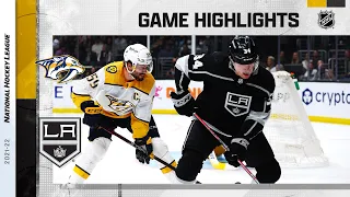 Predators @ Kings 3/22 | NHL Highlights 2022