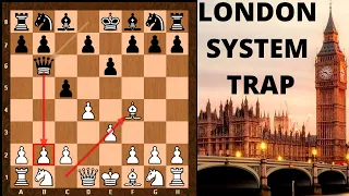 Chess Traps || London System Chess Opening Trap to be aware of