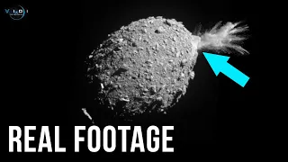 Real Footage of a Spacecraft Crashing into an Asteroid!